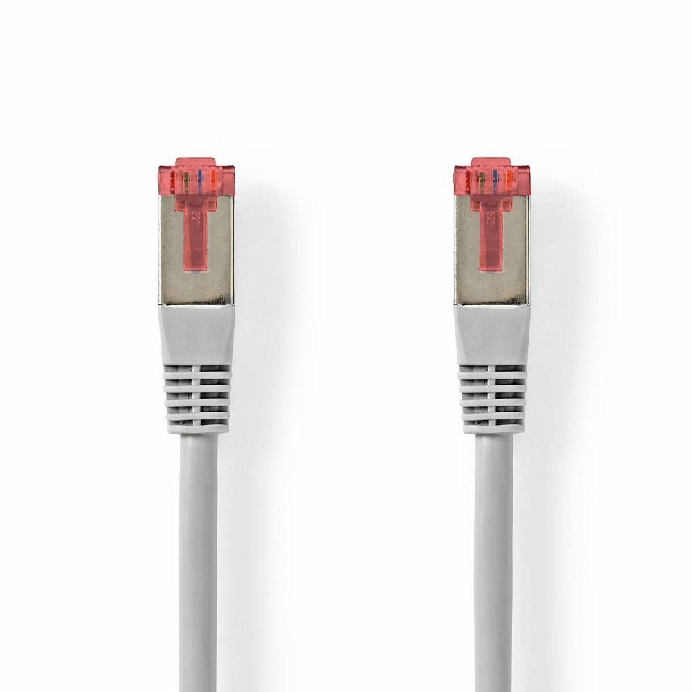 Nedis CCGL85220GY200 | Netwerkkabel Cat6 SF/UTP | 20 m | Grijs | RJ45 Male-naar-RJ45 Male - Matmuis - Matmuis